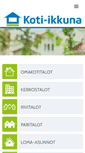 Mobile Screenshot of koti-ikkuna.fi